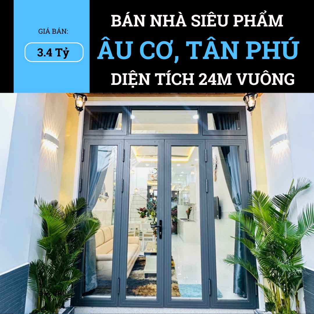 Sở hữu ngay căn nhà đẹp tại phố Âu Cơ, giá chỉ 3.4 tỷ